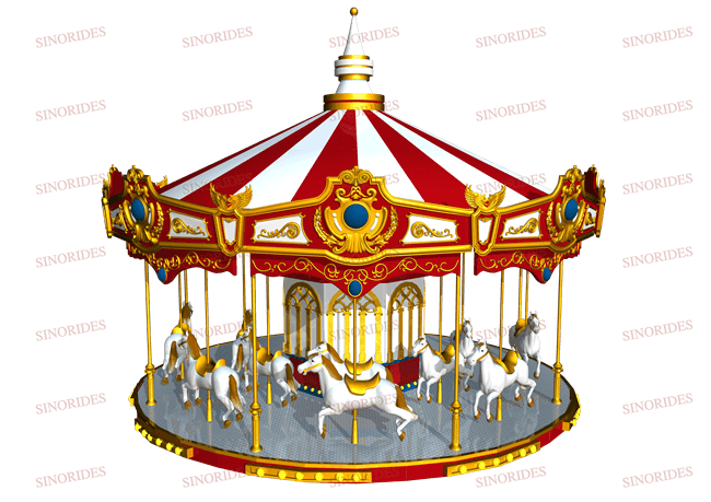 16p carousel rides design