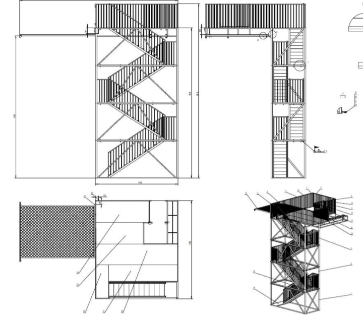 Sinorides zipline roller coaster drawing