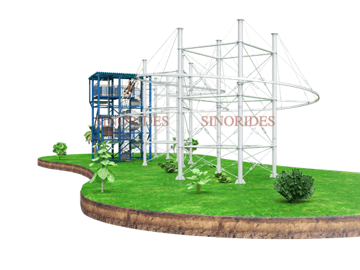 Sinorides Zipline Roller Coaster Design image