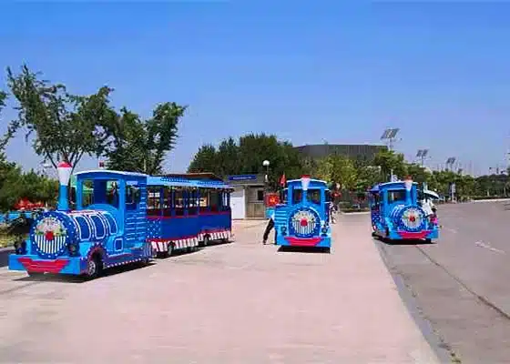 British Trackless Train